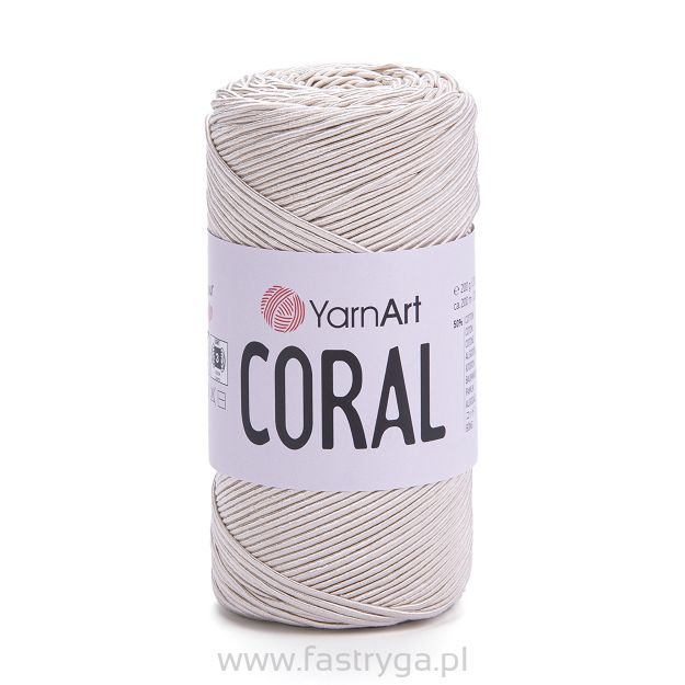 Sznurek Coral 1917 jasny beż