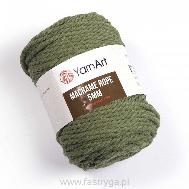 Macrame Rope 5 mm.  787 oliwka