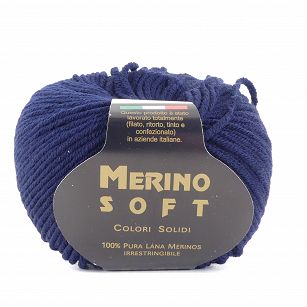 Rial Filati Merino soft 200 - ciemnogranatowa