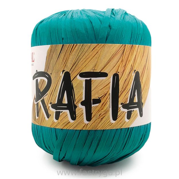 Włóczka Rafia turkusowa 997