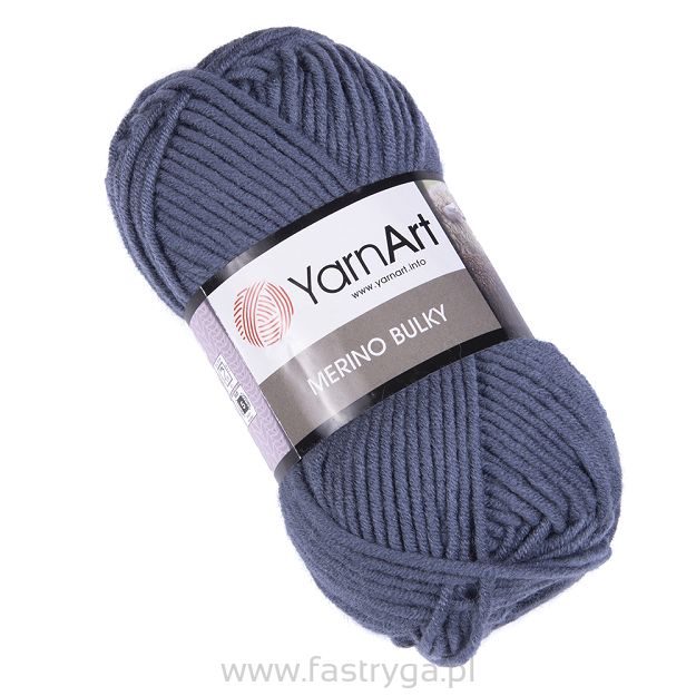 Włóczka YarnArt Merino Bulky 3088 - popiel stalowy