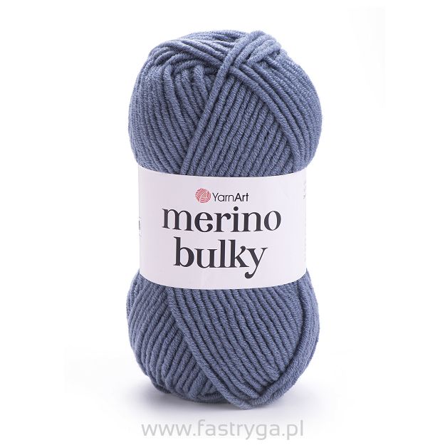 Włóczka YarnArt Merino Bulky 3088 - popiel stalowy