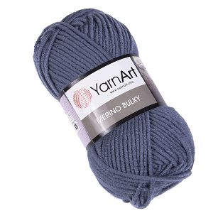 Włóczka YarnArt Merino Bulky 3088 - popiel stalowy