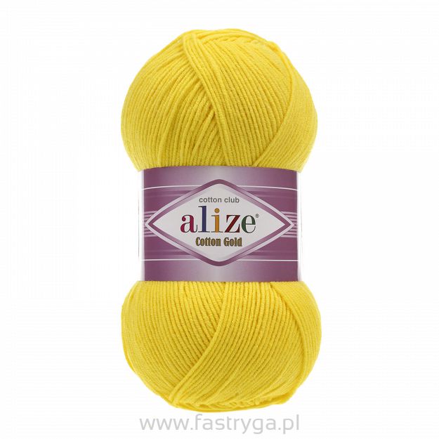 Włóczka Alize Cotton Gold  110 cytrynowy