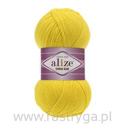 Włóczka Alize Cotton Gold  110 cytrynowy
