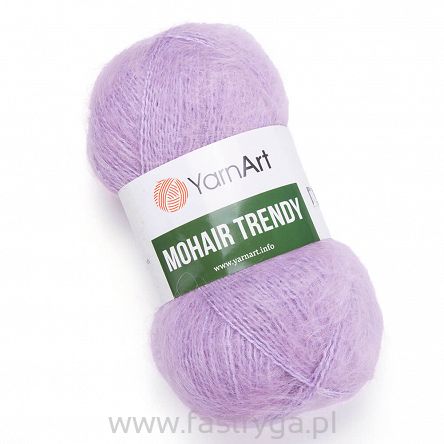 YarnArt Mohair Trendy 138 - jasny fiolet