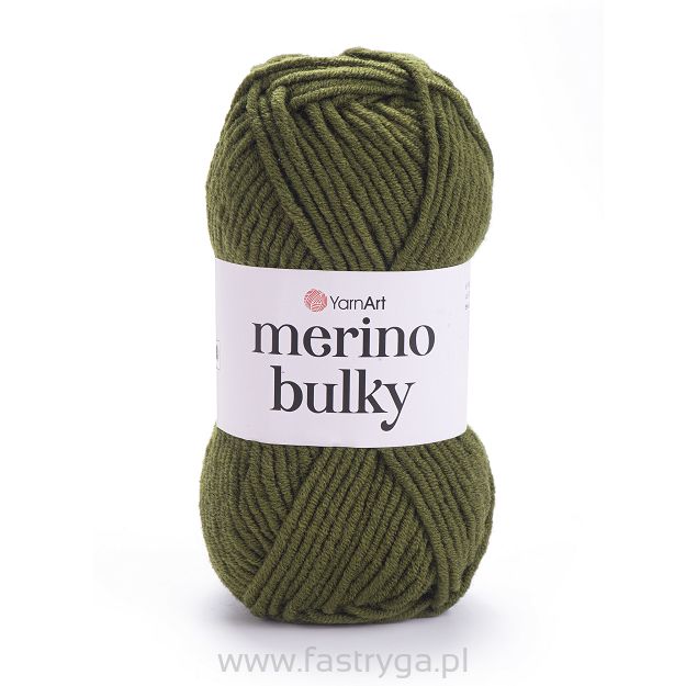 Włóczka YarnArt Merino Bulky   530 - oliwka