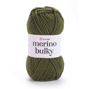 Włóczka YarnArt Merino Bulky   530 - oliwka