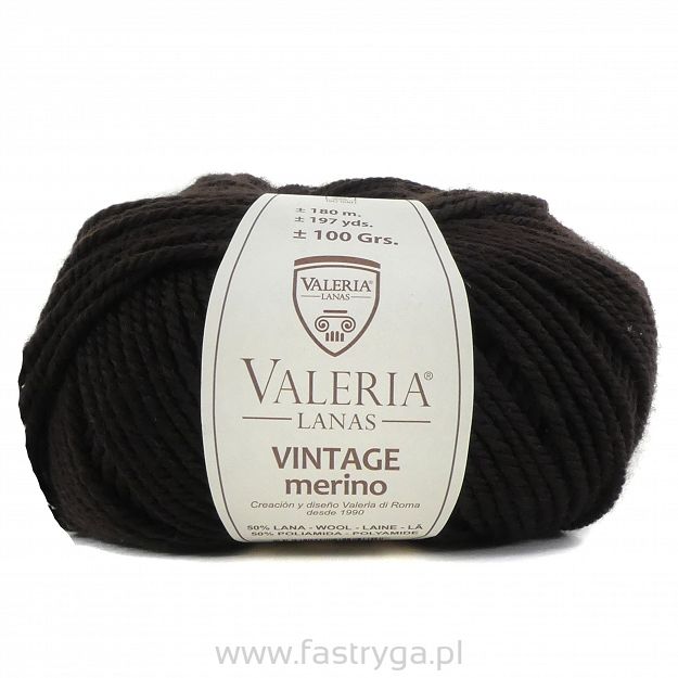 New Vintage Merino kolor 868 głęboki brąz