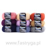 włóczka moherowa z cekinami Bluebell 1364 kolor ciemny jeans - 3