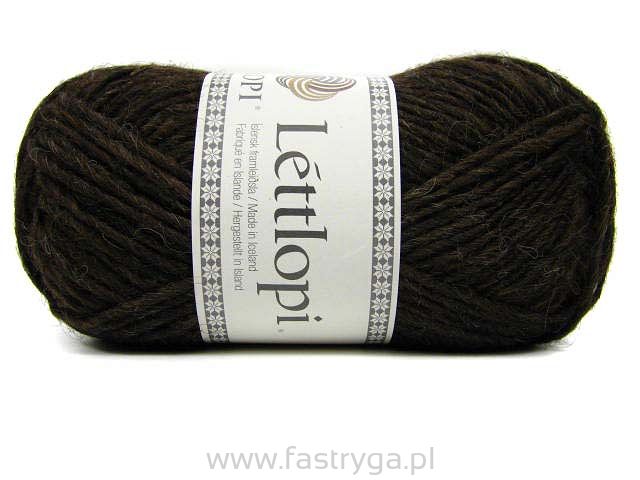 Lettlopi 0867  brązowa ciemna