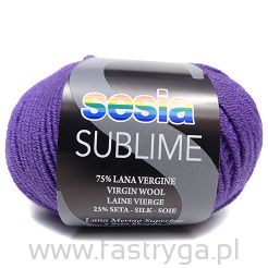 wełna z jedwabiem Sublime 2116 kolor wrzos