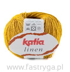 Włóczka Linen kolor 26 miodowy