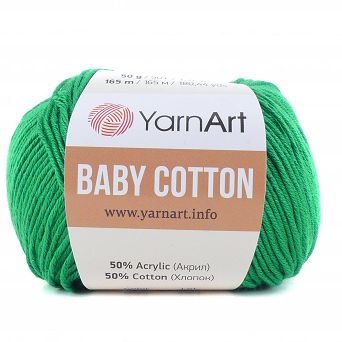 Włóczka Baby Cotton 442 zielony