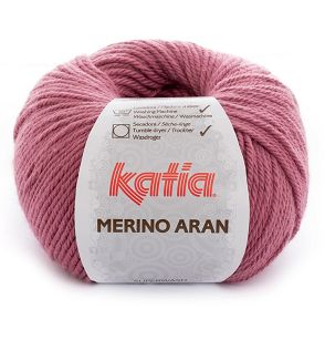 Merino Aran  54 ciemny róż