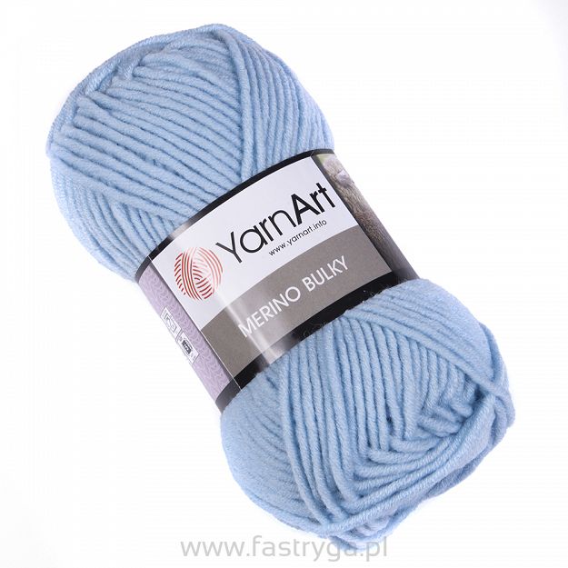 Włóczka YarnArt Merino Bulky 215 - błękit