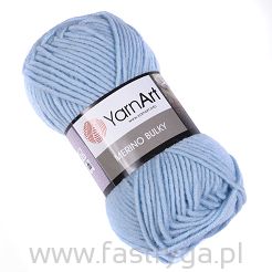 Włóczka YarnArt Merino Bulky 215 - błękit