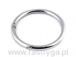 Kółko otwierane - karabińczyk  50 mm