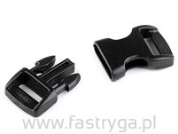 Klamra zatrzaskowa do tasmy 1cm - 2