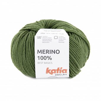 Katia Merino 100% 23 - wóczka zielona
