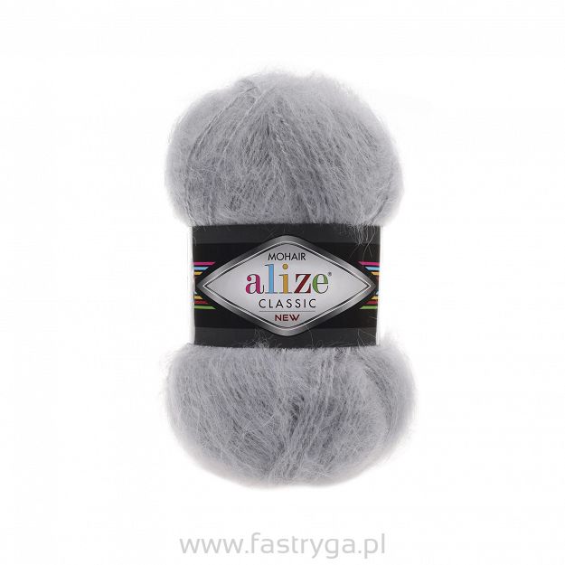 Alize Mohair Classic New 21 popiel