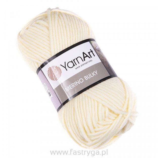 Włóczka YarnArt Merino Bulky 7003 - krem