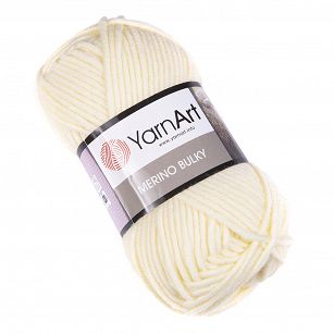 Włóczka YarnArt Merino Bulky 7003 - krem