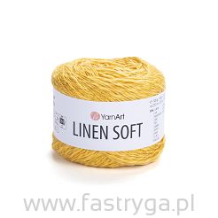 Włóczka Yarnart Linen Soft 7306 żółty