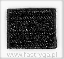 Termo aplikacja Jeans czarna