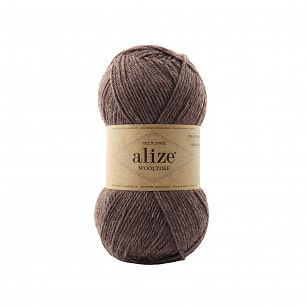 włóczka Wooltime kolor 240 brąz - 75% wełny