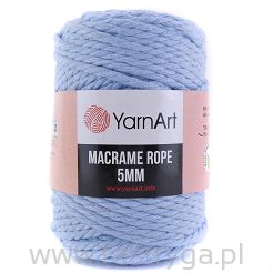 Macrame Rope 5 mm.  760 błękit