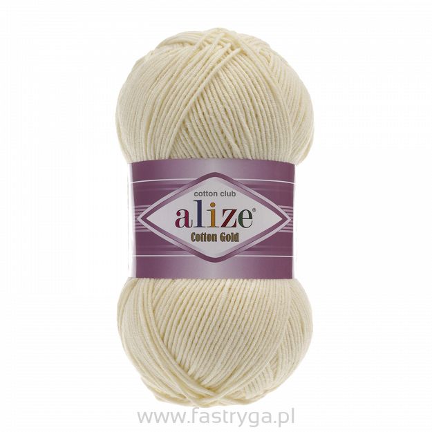 Włóczka Alize Cotton Gold  01 krem