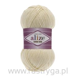 Włóczka Alize Cotton Gold  01 krem