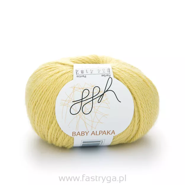 Baby Alpaka 034 żółty pastelowy