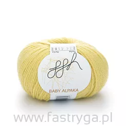 Baby Alpaka 034 żółty pastelowy