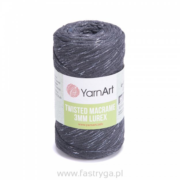 Twisted Macrame 3 mm  Lurex  758