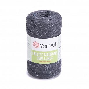 Twisted Macrame 3 mm  Lurex  758