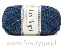 Lettlopi 1701  ciemnoniebieski melanż