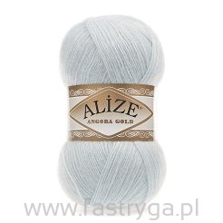 Włóczka Angora Gold kolor 514 błękit