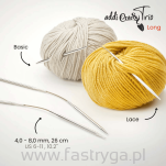 Druty do skarpet Addi Crasy Trio Long  6 mm - 5