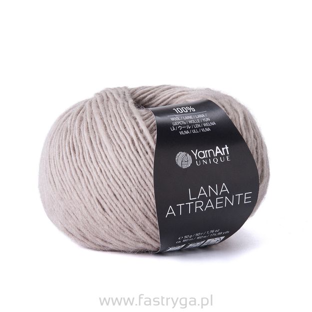 włóczka Lana Attraente kolor 6605 beż lniany