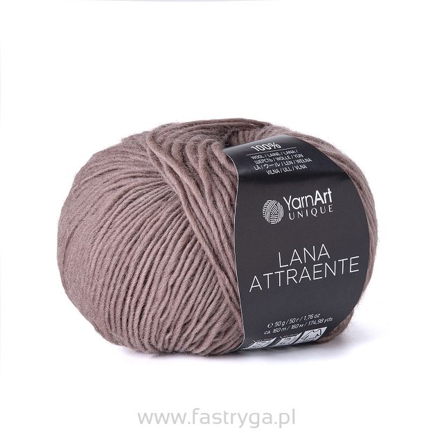włóczka Lana Attraente kolor 6606 ciemny lniany beż