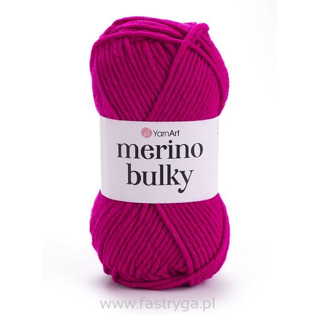 Włóczka YarnArt Merino Bulky 8041 - fuksja