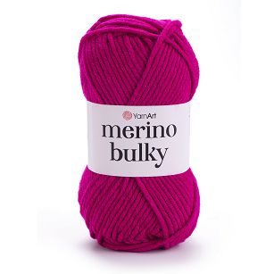 Włóczka YarnArt Merino Bulky 8041 - fuksja