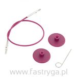 Stalowa żyłka obrotowa do drutów KnitPro 100 cm. - 4