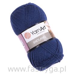 Włóczka Shetland kolor 528 ciemny niebieski