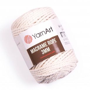 Macrame Rope 3 mm. 752 ecru