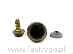 Oczka do maskotek kolor złoty 18 mm