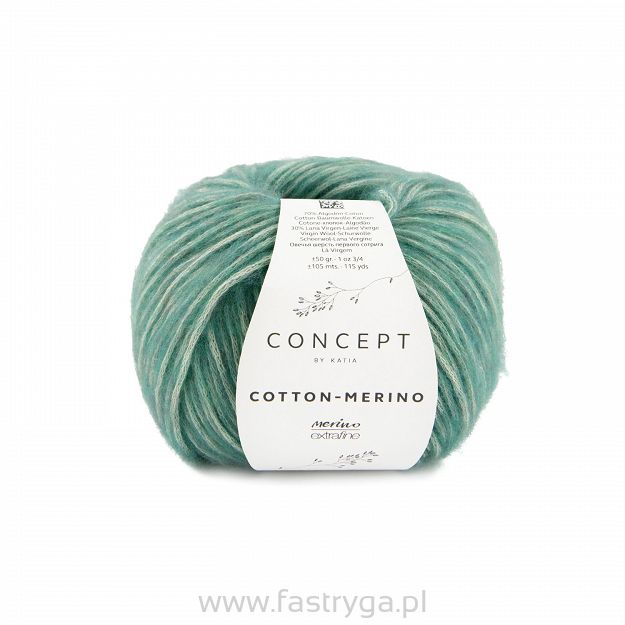 Katia Cotton Merino 140 turkus