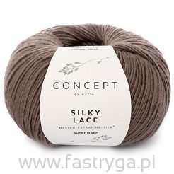 Włóczka Silky Lace kolor 150 lniany brąz